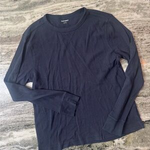Old navy men’s long sleeve shirt blue size large